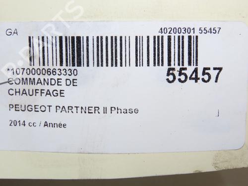 Climate control PEUGEOT PARTNER Box Body/MPV 1.6 HDi | BP39387829I5 - Image 5