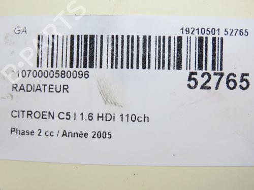 Køler CITROËN C5 II (RC_) 1.6 HDi (RC8HZB) | BP28801450M31 