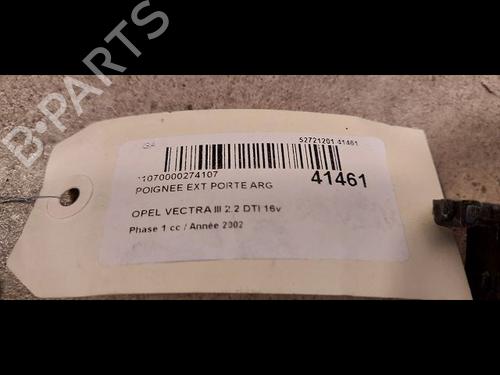 Used Rear left exterior door handle OPEL VECTRA C (Z02) 2.2 DTI 16V (F69) (125 hp) 23176800