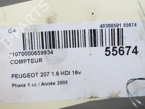 instrument-cluster-peugeot-207-wa_-wc_-2006-2007-2008-2009-2010-2011-2012-2013-2014-2015-31912130 main image