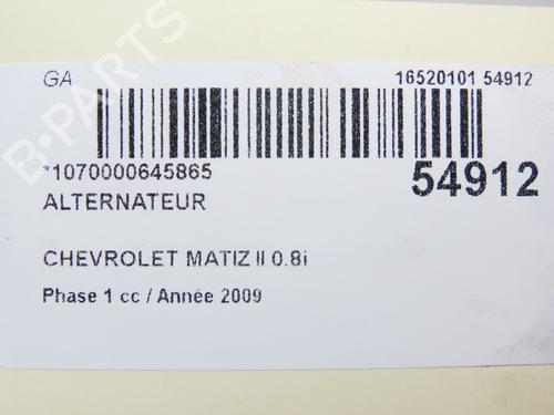 Alternator CHEVROLET MATIZ (M200, M250) 0.8 | BP28829157M7 