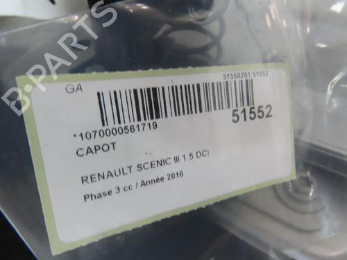 Hood RENAULT SCÉNIC III (JZ0/1_) 1.5 dCi | BP28831015C1 