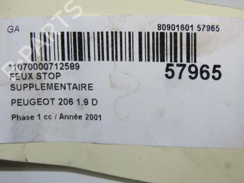 Third brake light PEUGEOT 206 Van 1.9 D | BP36396331L11 - Image 5