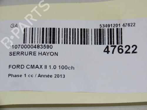 Used Tailgate lock FORD C-MAX II (DXA/CB7, DXA/CEU) 1.0 EcoBoost (125 hp) 18316227