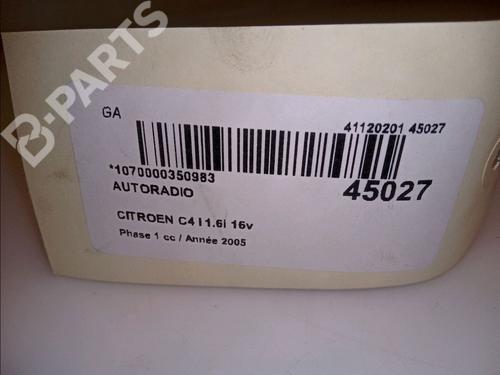 Radio CITROËN C4 I (LC_) 1.6 16V | BP11101503E6 