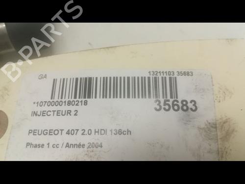 Inyector PEUGEOT 407 (6D_) 2.0 HDi 135 (6DRHRH, 6DRHRE, 6DRHRG, 6DRHRJ) (136 hp) 9602666