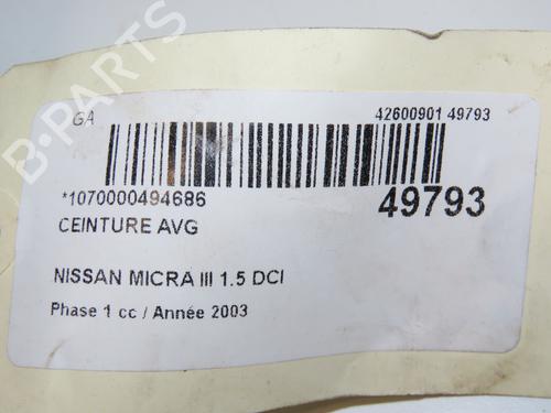 Front left belt tensioner NISSAN MICRA III (K12) 1.5 dCi | BP29441746C87 