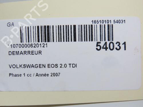 Motor arranque VW EOS (1F7, 1F8) 2.0 TDI (140 hp) 30824889