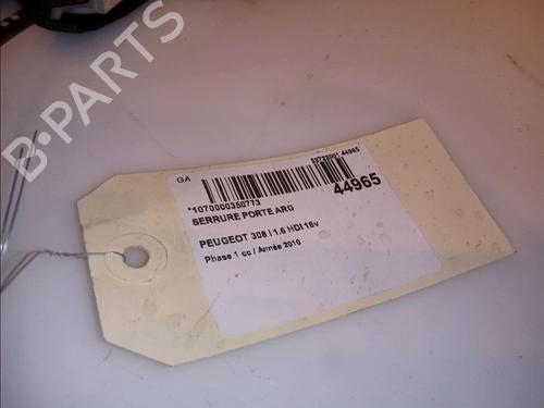 Rear left lock PEUGEOT 308 I (4A_, 4C_) 1.6 HDi | BP12354769C100 