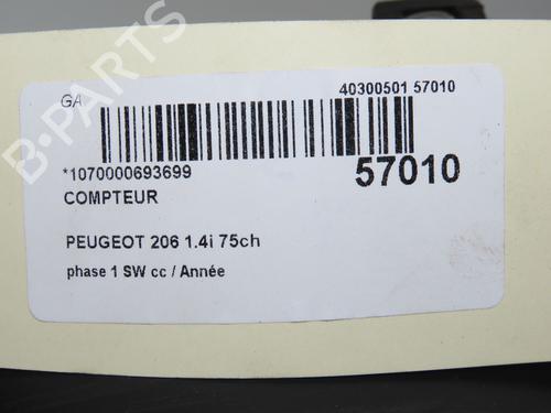 instrument-cluster-peugeot-206-sw-2ek-2002-33561814 main image