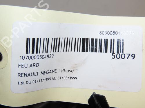 Right taillight RENAULT MEGANE I (BA0/1_) 1.6 e (BA0F, BA0S) | BP17514424C35 