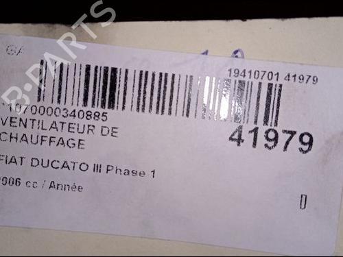 Heater blower motor FIAT DUCATO Platform/Chassis (244_) 2.8 JTD Power | BP9638788M62