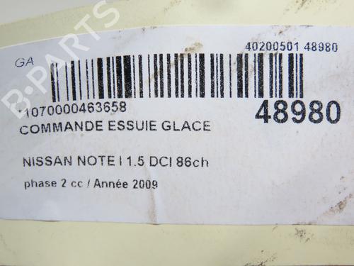 Used Steering column stalk NISSAN NOTE (E11, NE11) 1.5 dCi (86 hp) 23098684