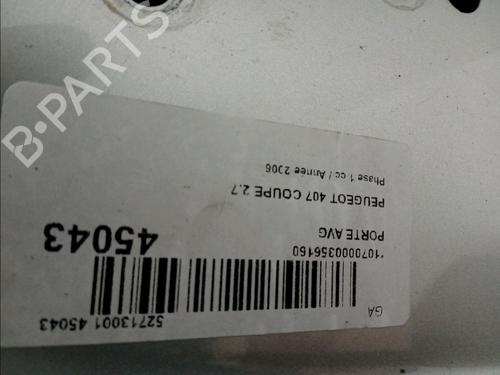 Used Left front door PEUGEOT 407 Coupe (6C_) 2.7 HDi (204 hp) 12604677