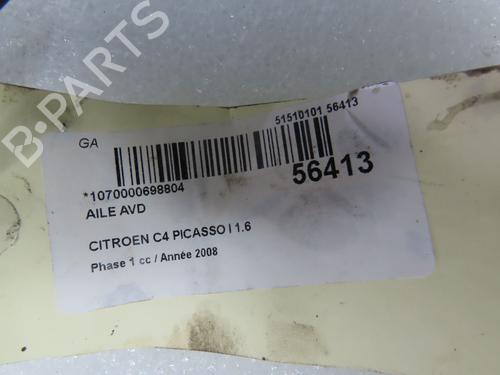 Used Right front fenders CITROËN C4 Picasso I MPV (UD_) 1.6 HDi (109 hp) 32377379