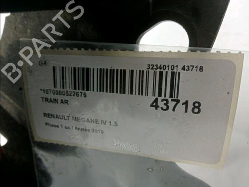 Used Rear axle RENAULT MEGANE IV Hatchback (B9A/M/N_) 1.5 Blue dCi 115 (B9A6) (116 hp) 17551965