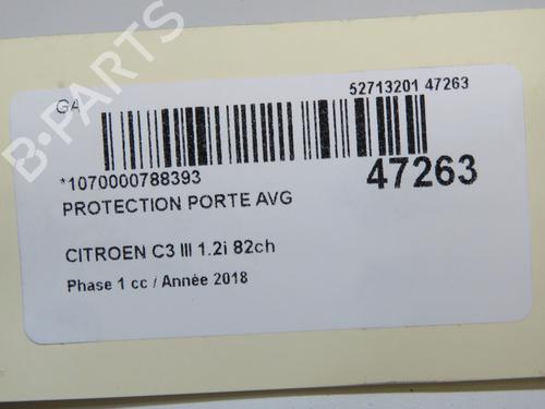 Dørliste Dørliste CITROËN C3 III (SX) 1.2 VTi 82 (82 hp) 37455518 37455518