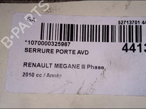 Front right lock RENAULT GRAND SCÉNIC III (JZ0/1_) 1.5 dCi (JZ09, JZ0D, JZ10, JZ14, JZ1G, JZ29, JZ2C) | BP12095000C97