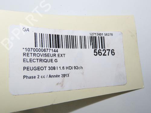 Left mirror PEUGEOT 308 I (4A_, 4C_) 1.6 HDi | BP31692765C26 