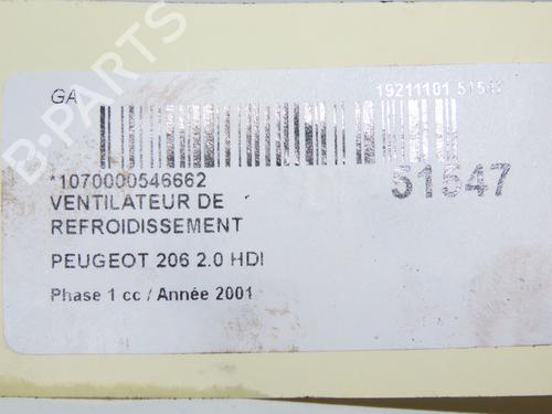 Radiator fan PEUGEOT 206 Hatchback (2A/C) 2.0 HDI 90 | BP26383495M35 