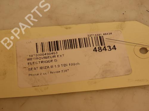 Right mirror SEAT IBIZA III (6L1) 1.9 TDI | BP16667137C27 
