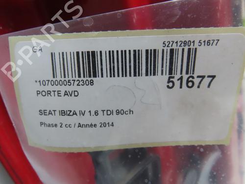 Right front door SEAT IBIZA IV (6J5, 6P1) 1.6 TDI | BP30867369C3 