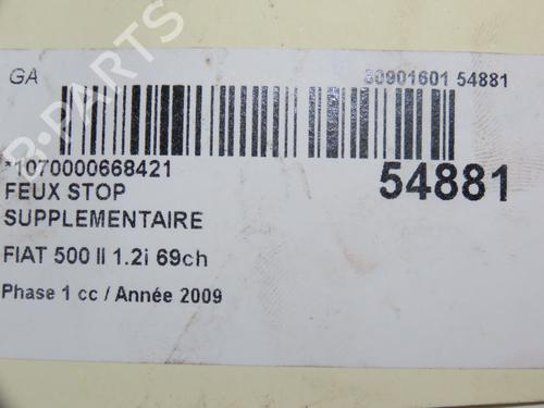 Third brake light FIAT 500 (312_) 1.2 (312AXA1A) | BP30740805L11