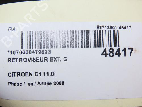 Left mirror CITROËN C1 (PM_, PN_) 1.0 | BP15657395C26 
