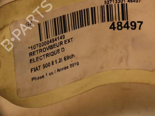 Right mirror FIAT 500 (312_) 1.2 (312AXA1A) | BP16667140C27