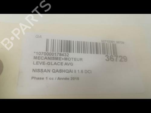 Used Front left window mechanism Front left window mechanism NISSAN QASHQAI II (J11, J11_) 1.6 dCi (130 hp) 9602498 9602498