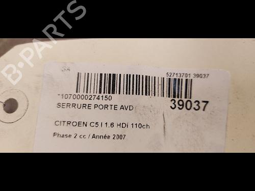 Used Front right lock CITROËN C5 II (RC_) 1.6 HDi (RC8HZB) (109 hp) 9613169