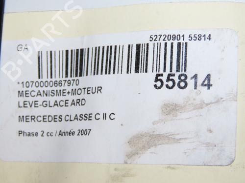 Alzacristallo posteriore destro MERCEDES-BENZ C-CLASS (W203) C 220 CDI (203.008) (150 hp) 31984637
