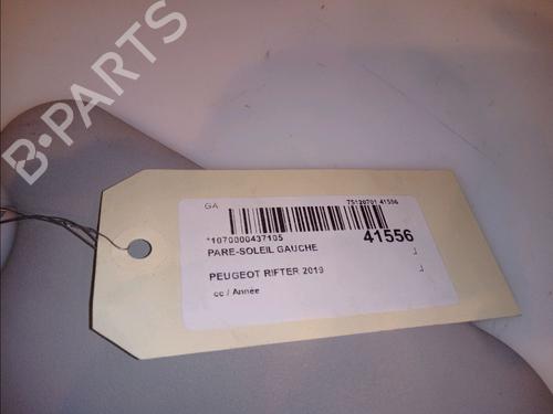 Left sun visor PEUGEOT RIFTER 1.5 BlueHDi 100 | BP12954386I1 