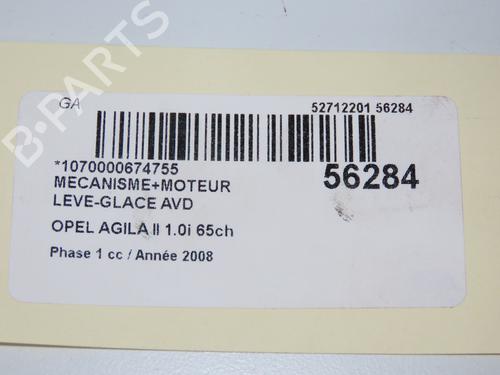 Front right window mechanism OPEL AGILA B (H08) 1.0 (F68) | BP32277465C23 - Image 3