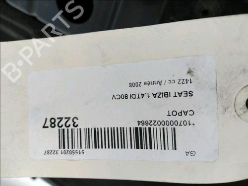 Hood SEAT IBIZA III (6L1) 1.4 TDI | BP19249788C1 