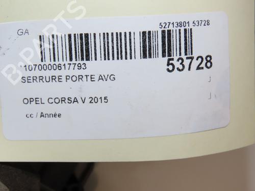 Front left lock OPEL CORSA E (X15) 1.3 CDTI (08, 68) | BP28831687C98 