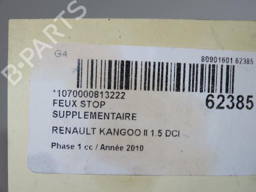 Used Third brake light Third brake light RENAULT KANGOO / GRAND KANGOO II (KW0/1_) 1.5 dCi 70 (KW0V, KW0A) (68 hp) 40438019 40438019