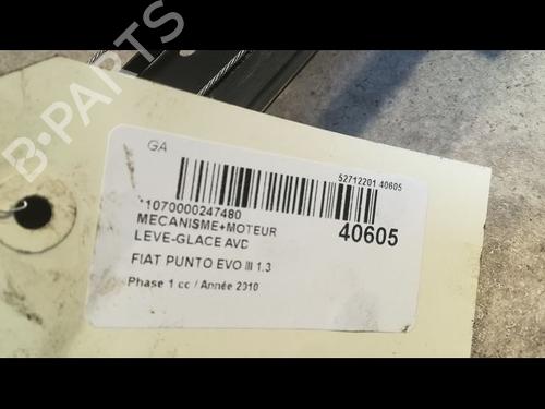 Used Front right window mechanism Front right window mechanism FIAT PUNTO EVO (199_) 1.3 D Multijet (199AXC1A, 199BXC1A, 199AXT1A, 199BXT1A) (75 hp) 9609394 9609394