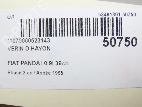 Gasdæmper bagklap FIAT PANDA (141_) 900 (40 hp) 28832269