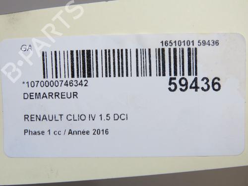 Starter RENAULT CLIO IV (BH_) 1.5 dCi 75 | BP36939802M8 - Image 7