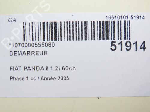Anlasser für FIAT PANDA (169_) 1.2 (169.AXB11, 169.AXB1A) (60 hp) 28828987