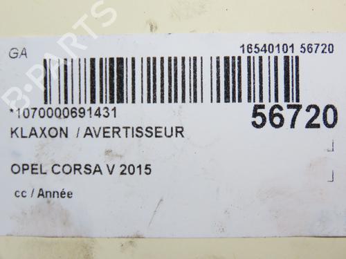 Used Horn OPEL CORSA D (S07) 1.2 (L08, L68) (86 hp) 30978800