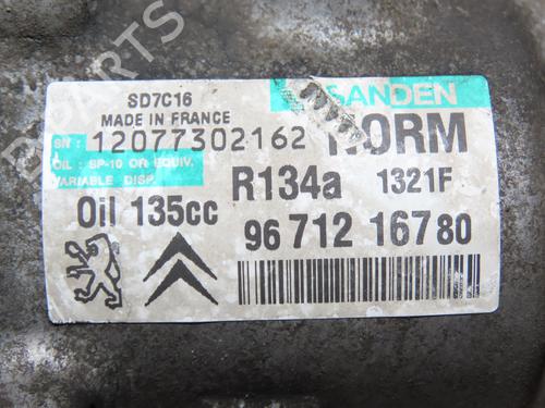AC compressor CITROËN C4 Picasso I MPV (UD_) 1.6 HDi 110 | BP29415123M34 
