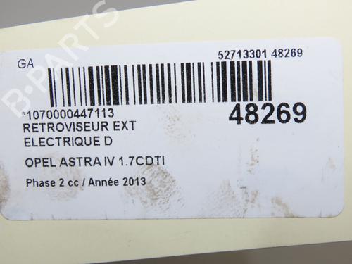 right-mirror-opel-astra-j-p10-2009-2010-2011-2012-2013-2014-2015-2016-32657985 main image