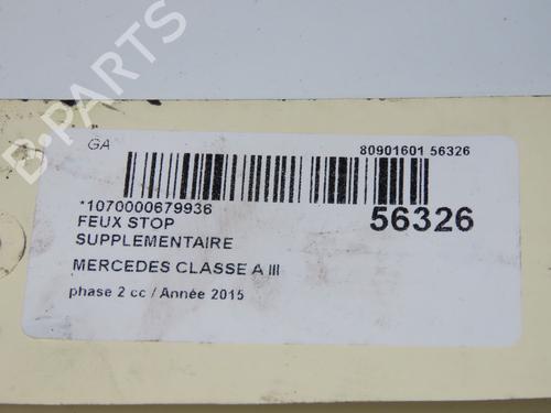 Used Third brake light MERCEDES-BENZ A-CLASS (W176) A 160 CDI / d (176.011) (90 hp) 31242620