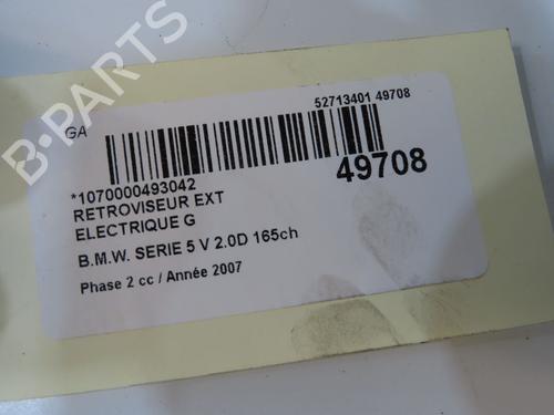 Retrovisor esquerdo Retrovisor esquerdo BMW 5 (E60) 520 d (163 hp) 35797618 35797618