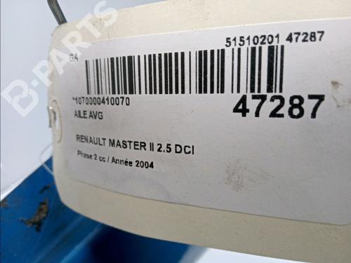 Left front fenders RENAULT MASTER II Van (FD) 2.5 dCi 120 | BP11921435C41 