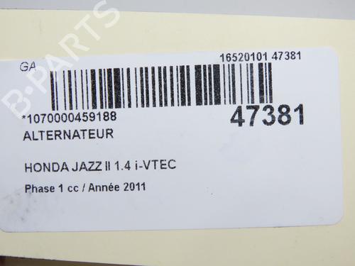 Used Alternator Alternator HONDA JAZZ III (GE_, GG_, GP_, ZA_) 1.3 i (GE6, GG3, GG6) (100 hp) 33222705 33222705