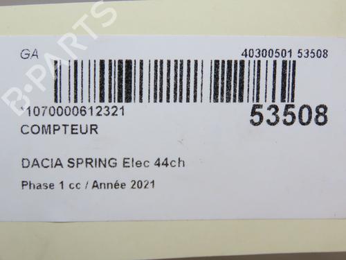 Quadrante DACIA SPRING EV (B6M1) (45 hp) 28968006
