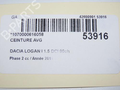 Used Front left belt tensioner Front left belt tensioner DACIA LOGAN MCV (KS_) 1.5 dCi (KS04) (88 hp) 33298094 33298094